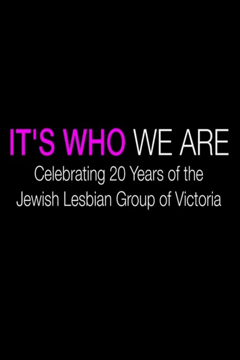 It's Who We Are: Celebrating 20 Years of the Jewish Lesbian Group of Victoria poster background