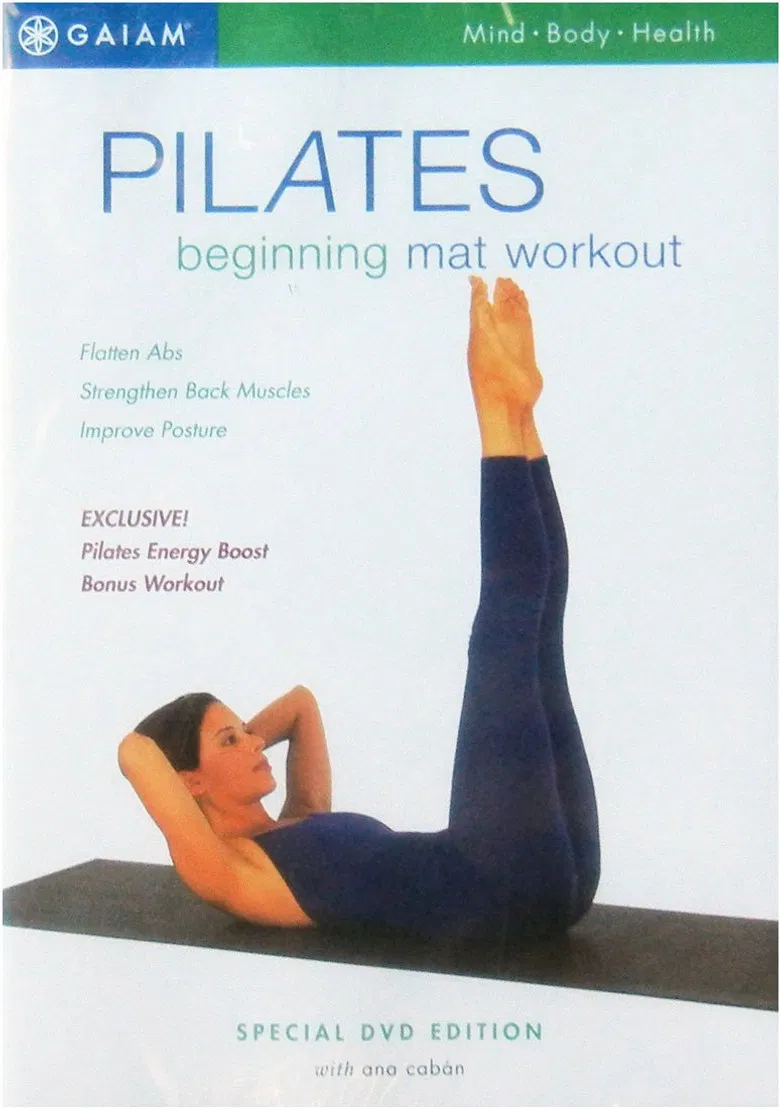 Pilates Beginning Mat Workout poster background