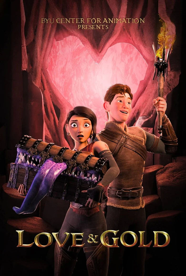 Love & Gold poster background