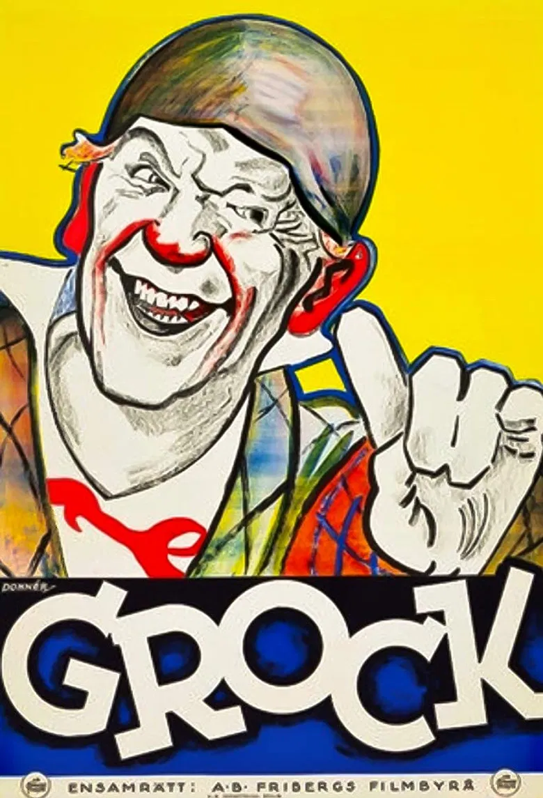 Grock poster background