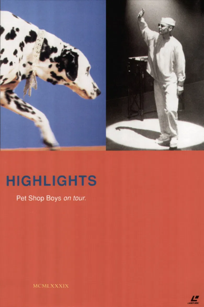 Pet Shop Boys - Highlights On Tour poster background