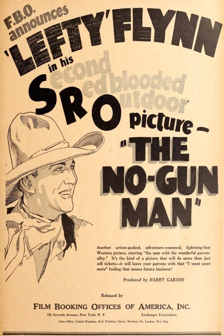 The No-Gun Man poster background