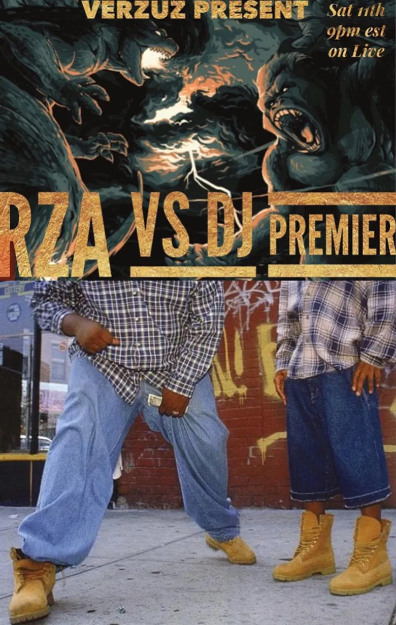 VERZUZ: DJ Premier vs. Rza poster background