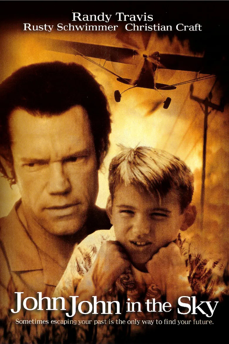 John John in the Sky poster background