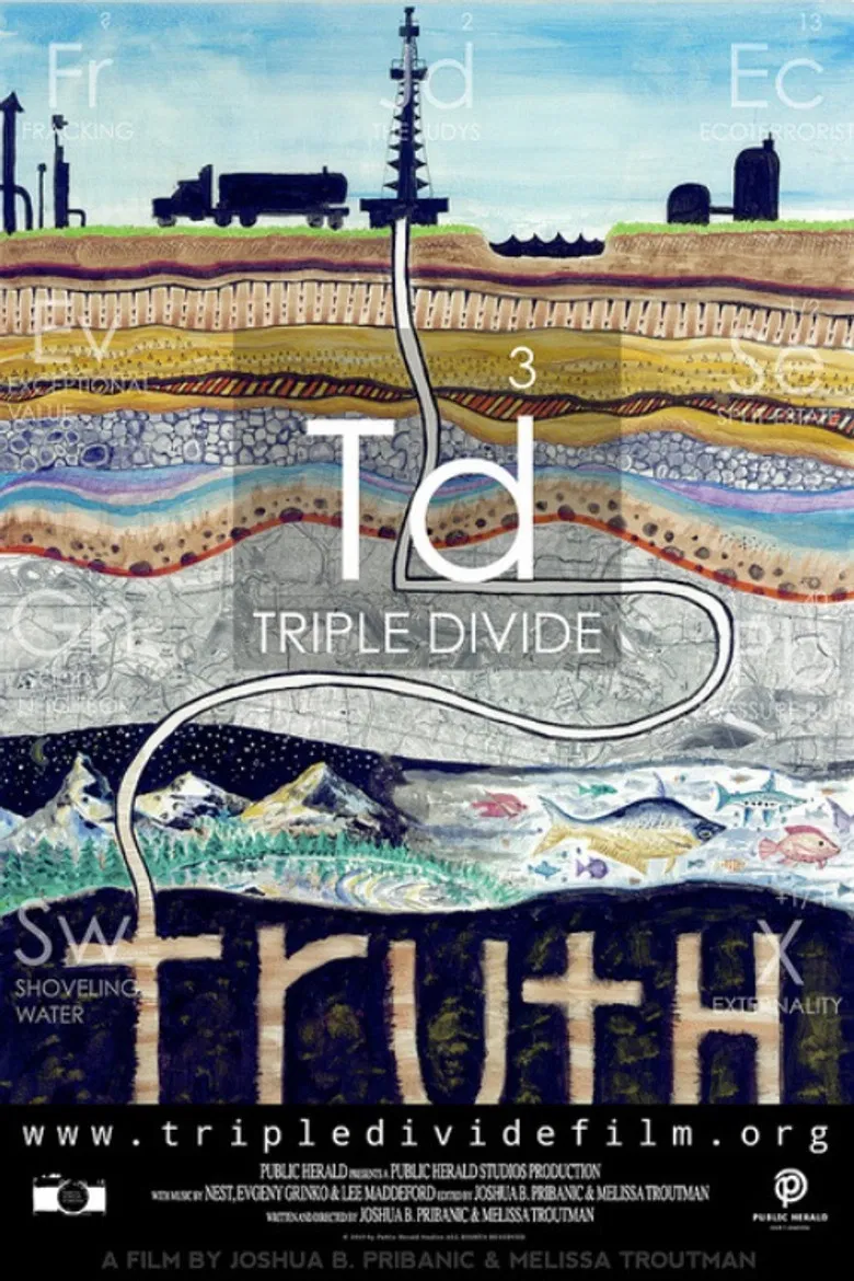 Triple Divide poster background
