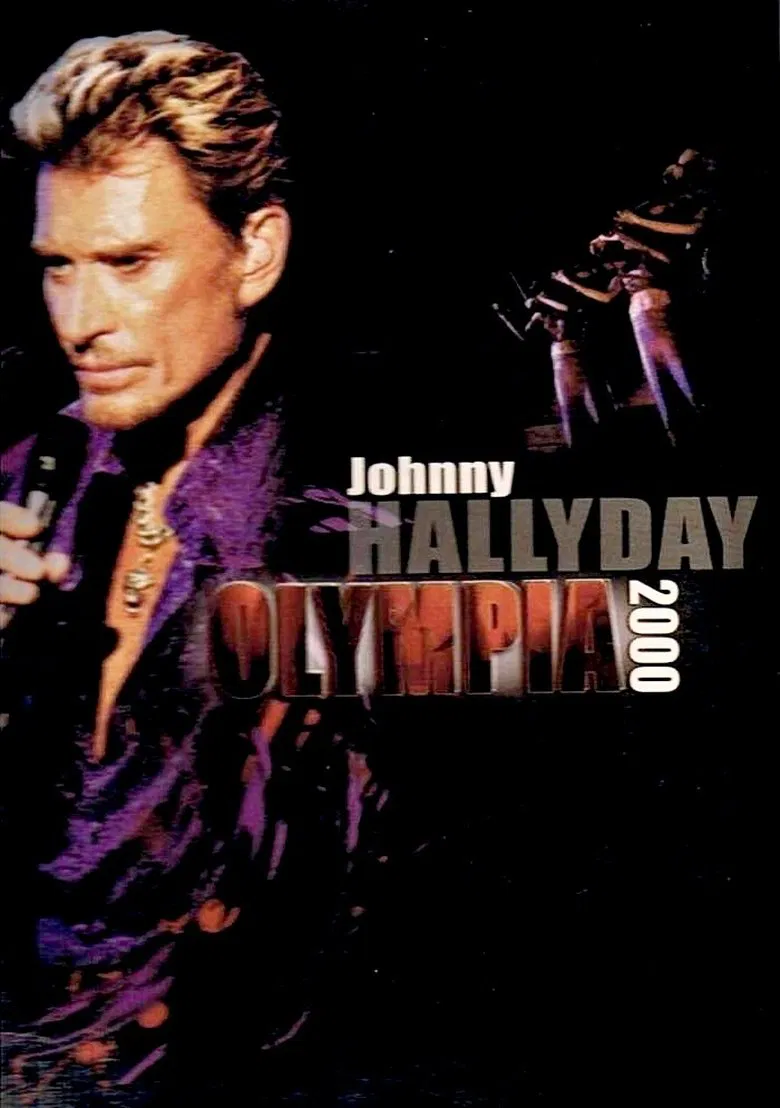 Johnny Hallyday - Olympia 2000 poster background
