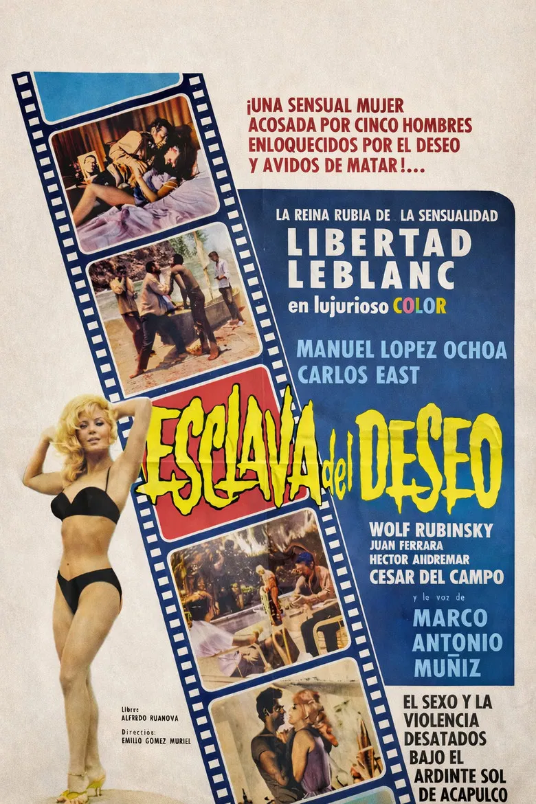 Esclava del deseo poster background