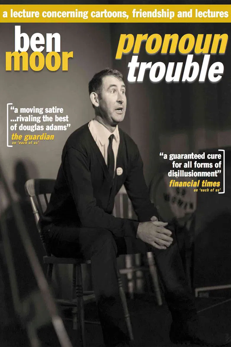 Ben Moor: Pronoun Trouble poster background