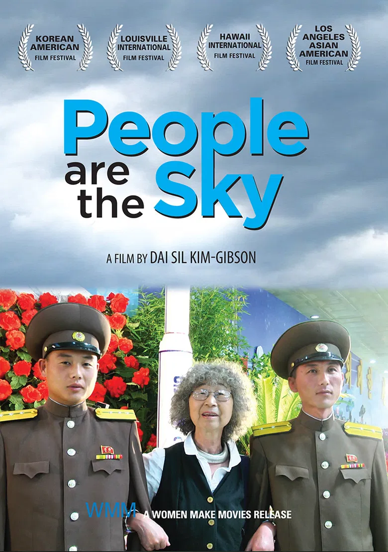 People are the Sky poster background