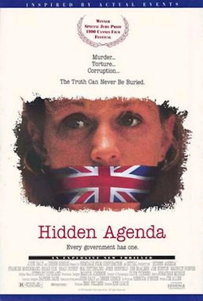 The Making of 'Hidden Agenda' poster background