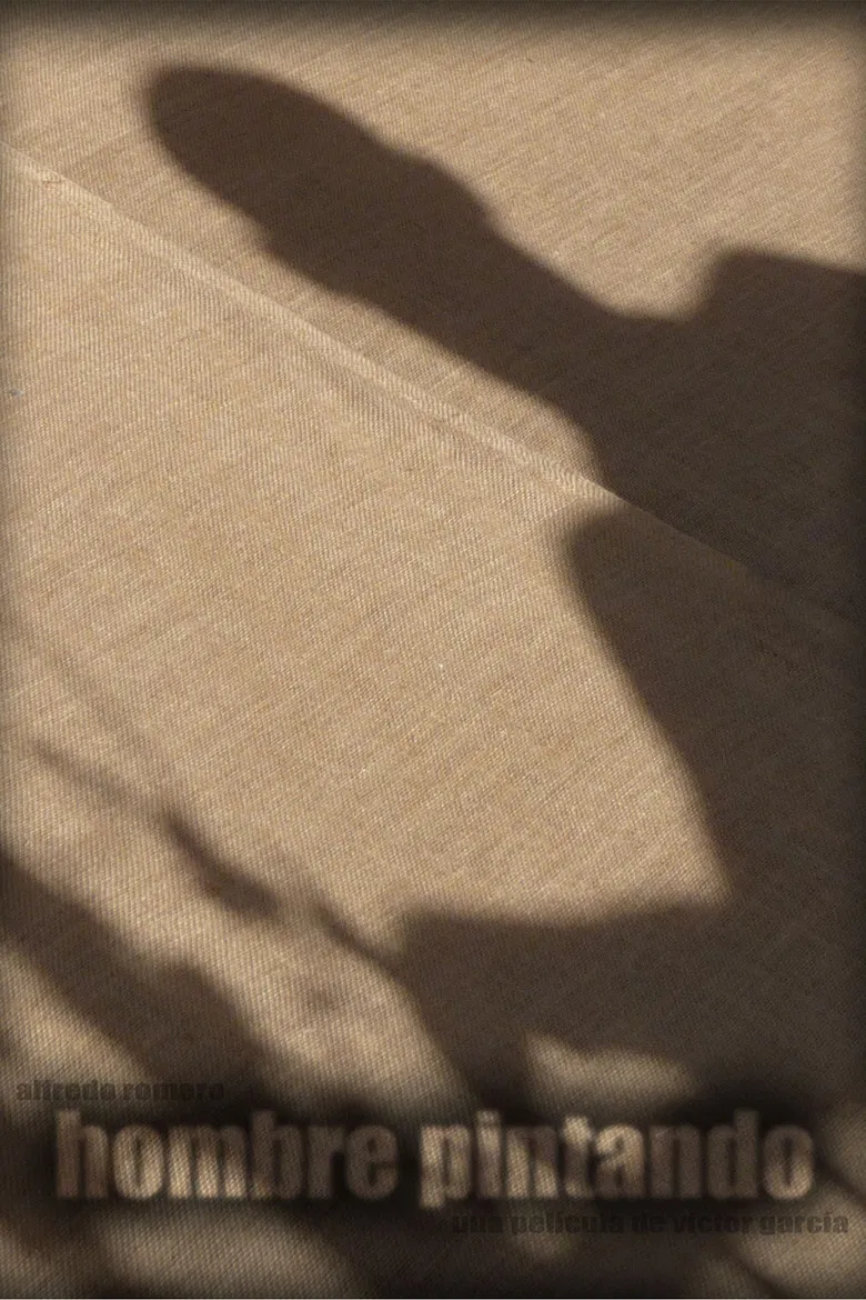 Man Painting poster background