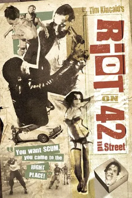 Riot on 42nd St. poster background
