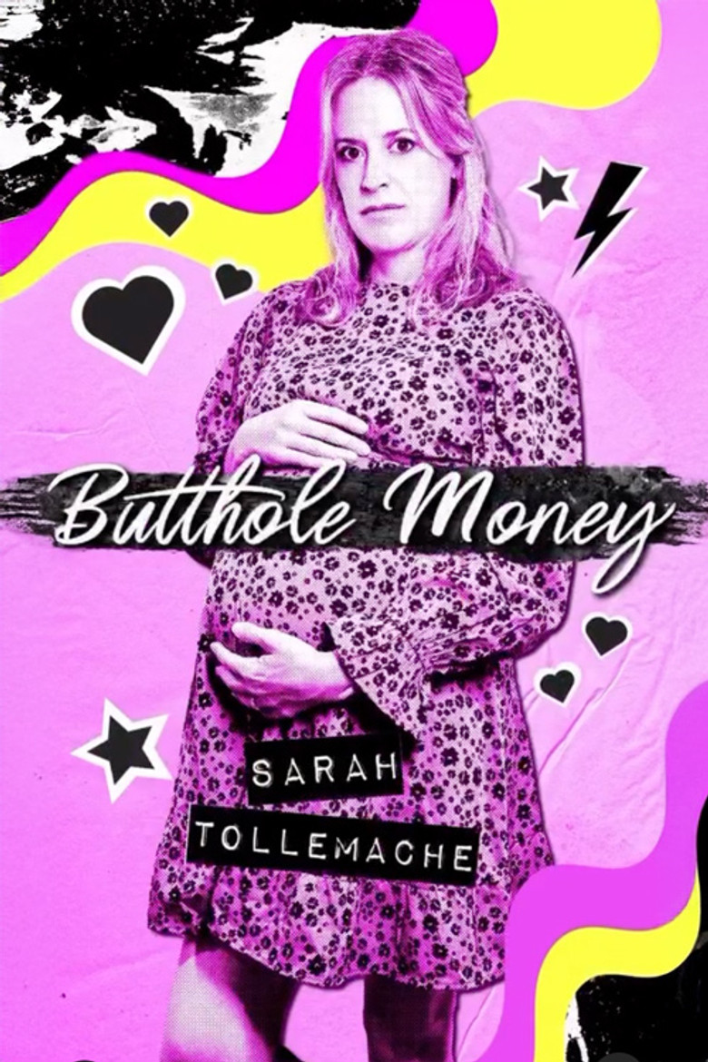 Sarah Tollemache: Butthole Money poster background