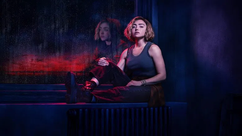 Maddie Nears looking concerned in the high school hallway