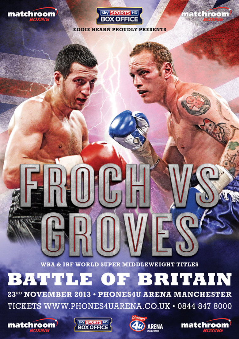 Carl Froch vs. George Groves poster background