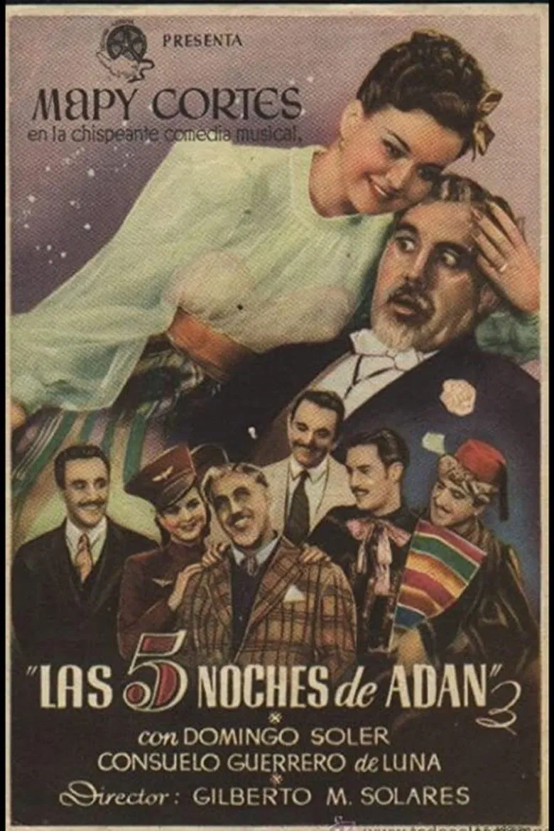 Las 5 noches de Adán poster background