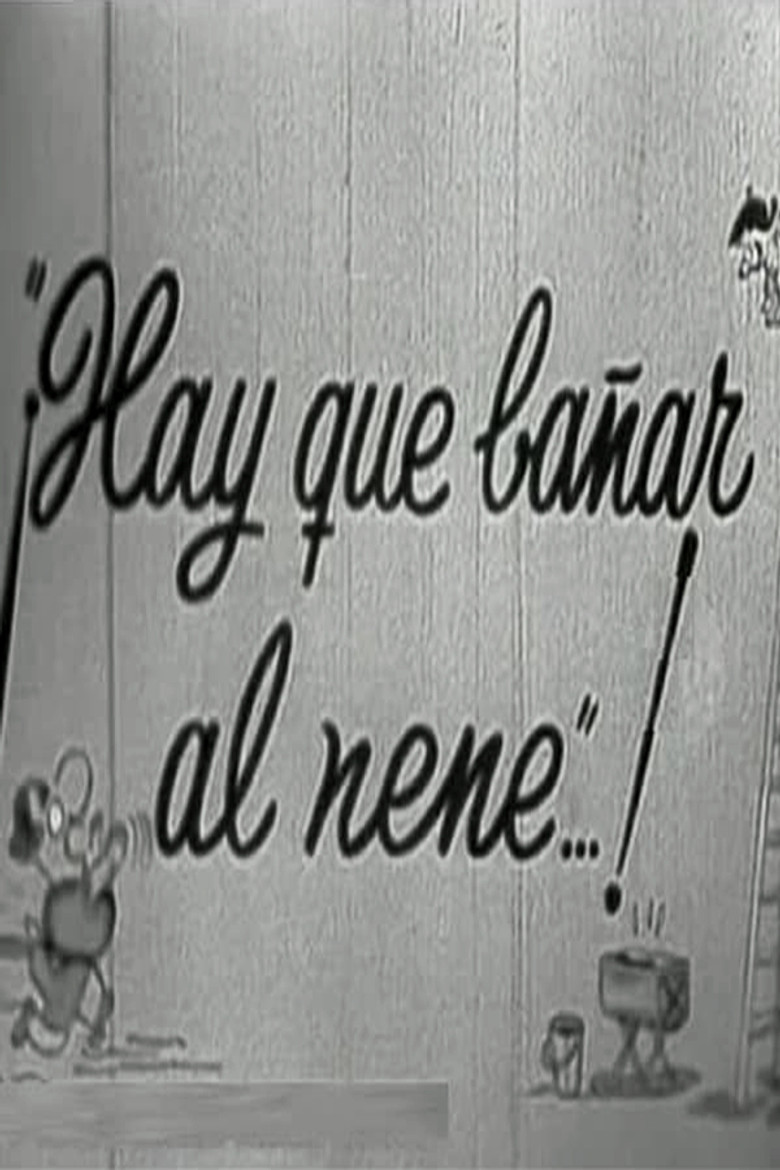Hay que bañar al nene poster background