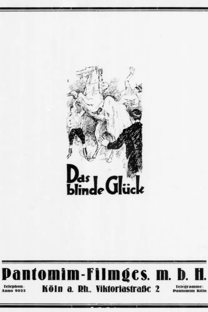 Das blinde Glück poster background