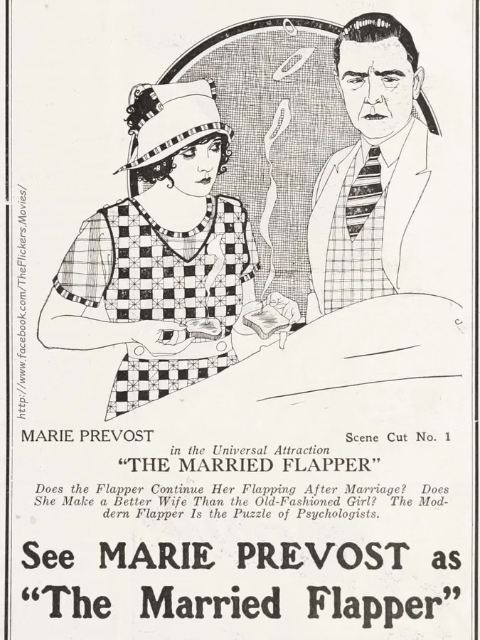The Married Flapper poster background