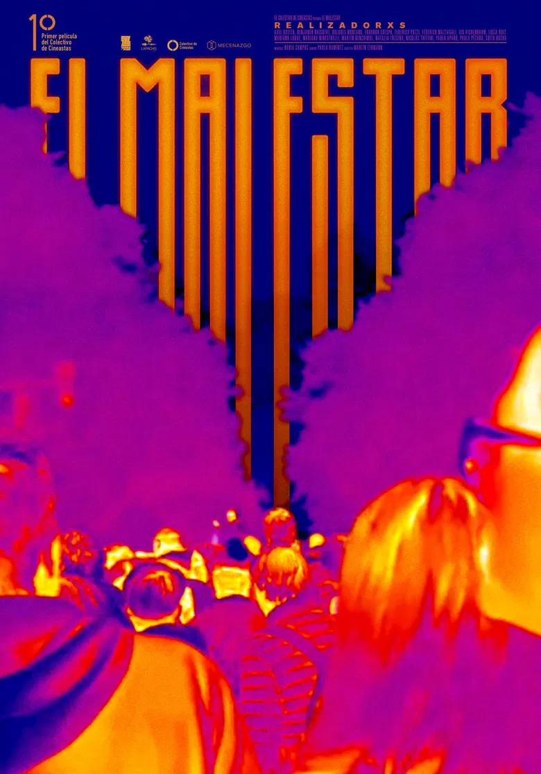 El malestar poster background