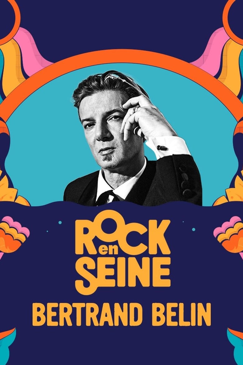Bertrand Belin - Rock en Seine 2023 poster background
