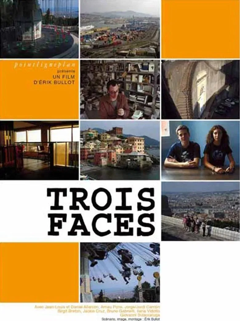 Trois faces poster background