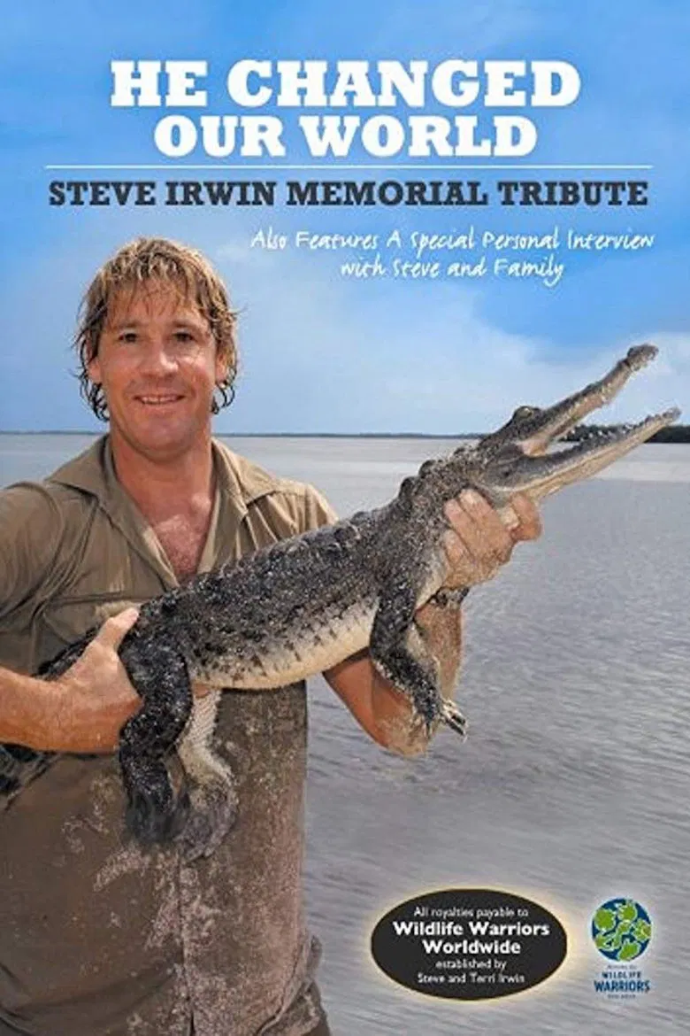 Steve Irwin: He Changed Our World poster background