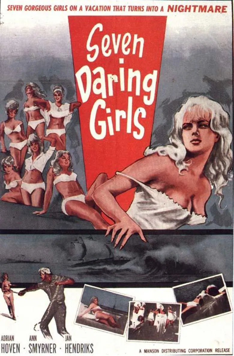 Island of the Amazons poster background