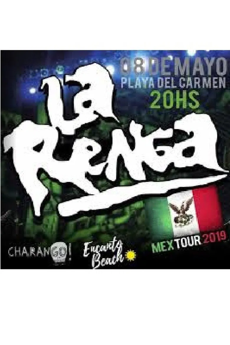 La Renga en vivo en Playa del Carmen poster background