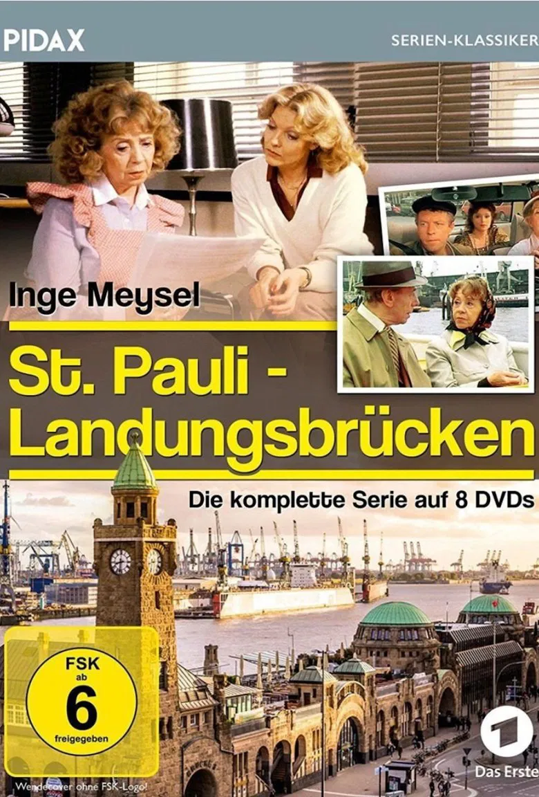 St. Pauli-Landungsbrücken poster background