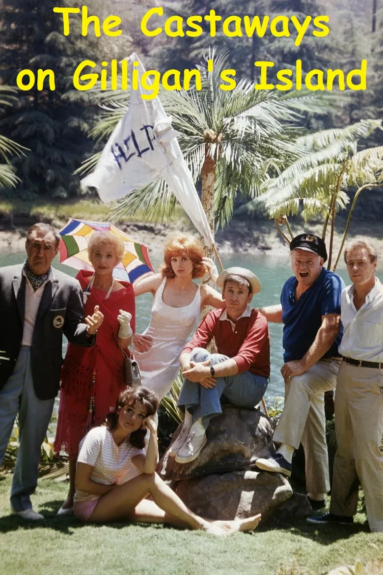 The Castaways on Gilligan's Island poster background