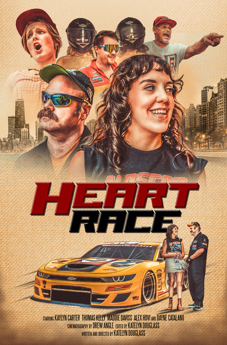 Heart Race poster background