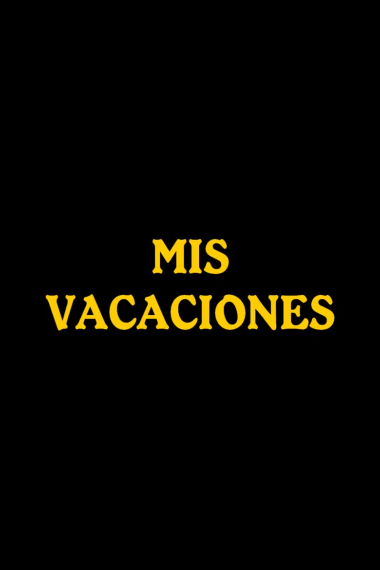Mis vacaciones poster background