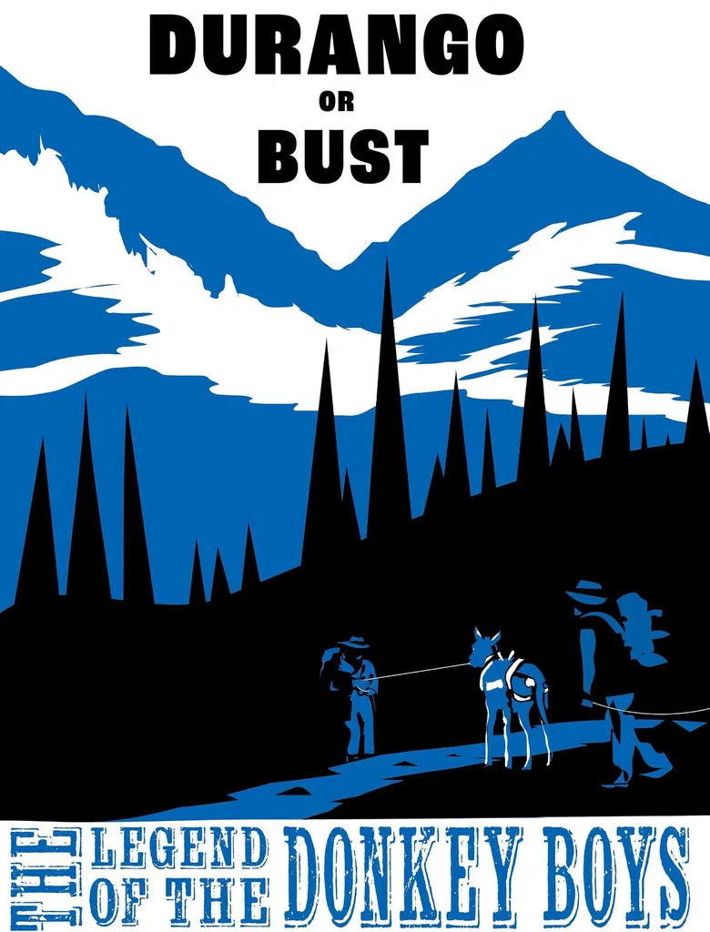 Durango or Bust: Legend of the Donkey Boys poster background