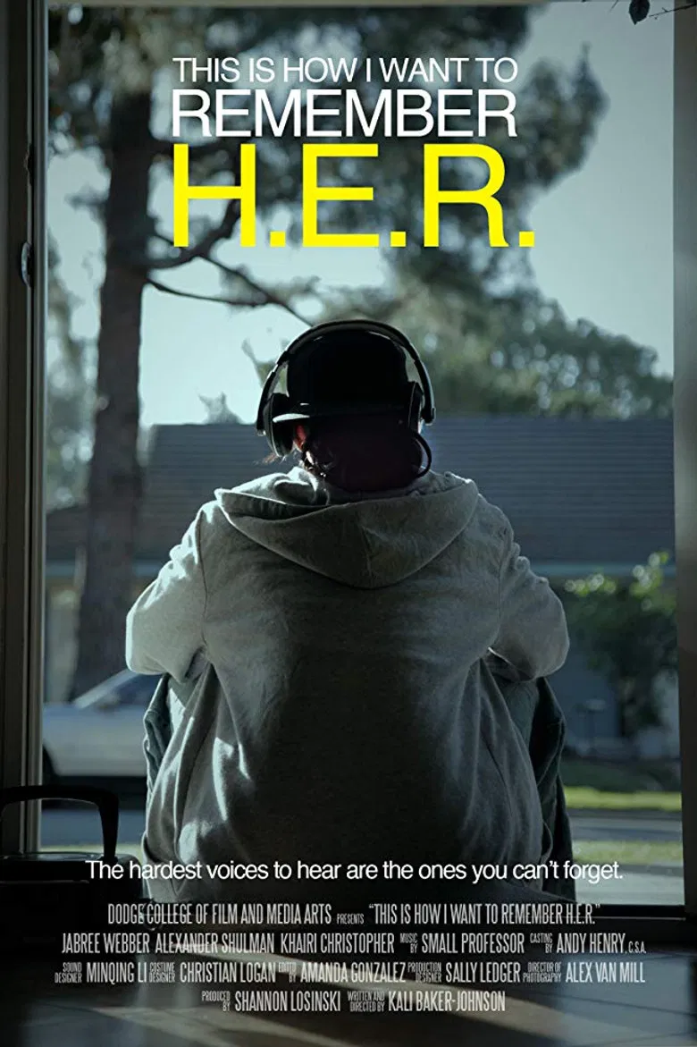 This Is How I Want to Remember H.E.R. poster background