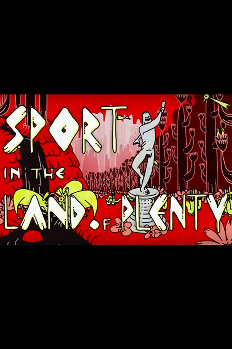 Sport in the Land of Plenty poster background