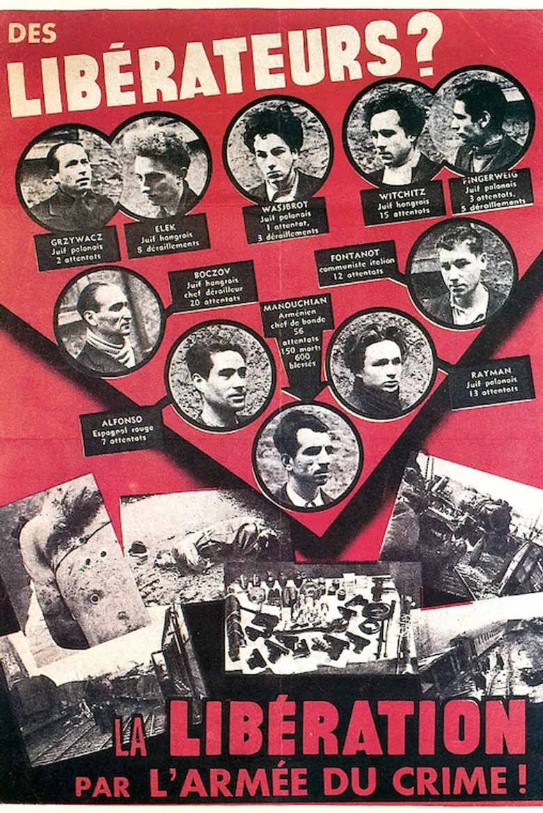 Les Résistants de l'Affiche Rouge poster background