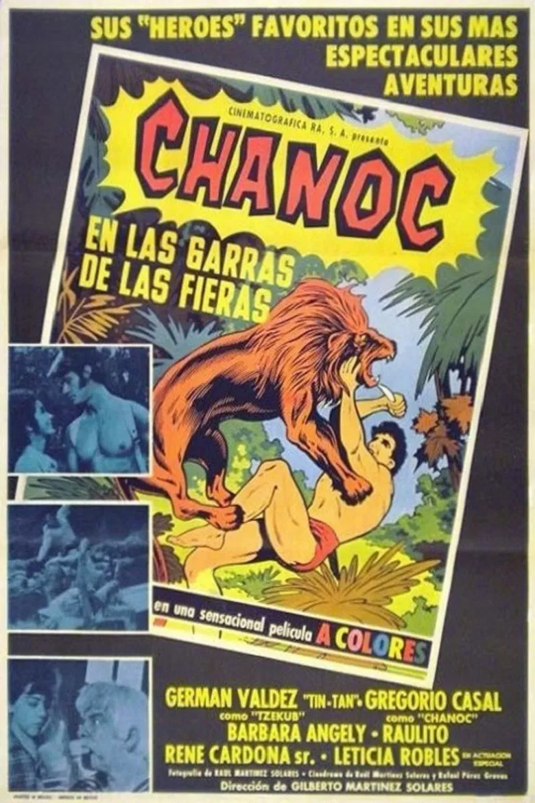 Chanoc en las garras de las fieras poster background