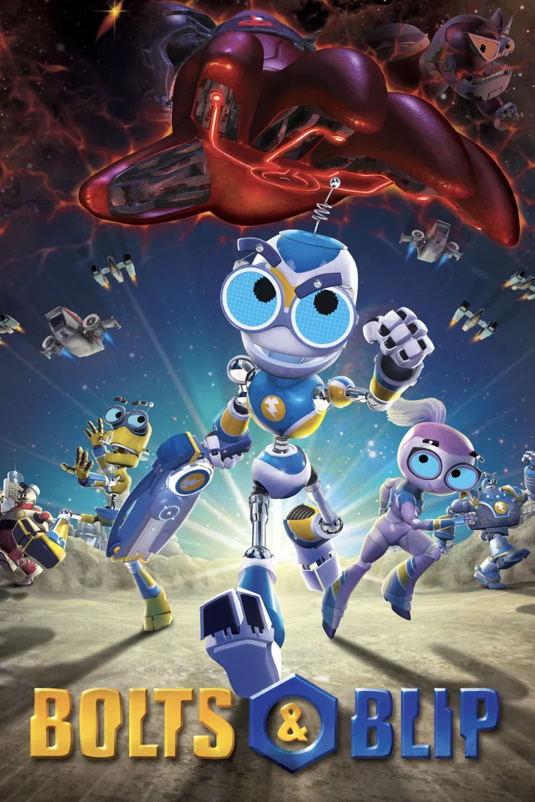 Bolts and Blip poster background