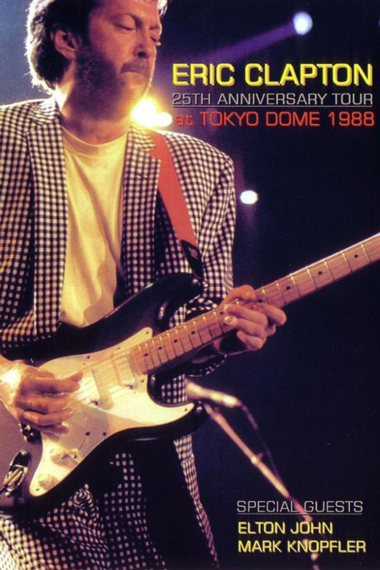 Eric Clapton at Tokyo Dome poster background