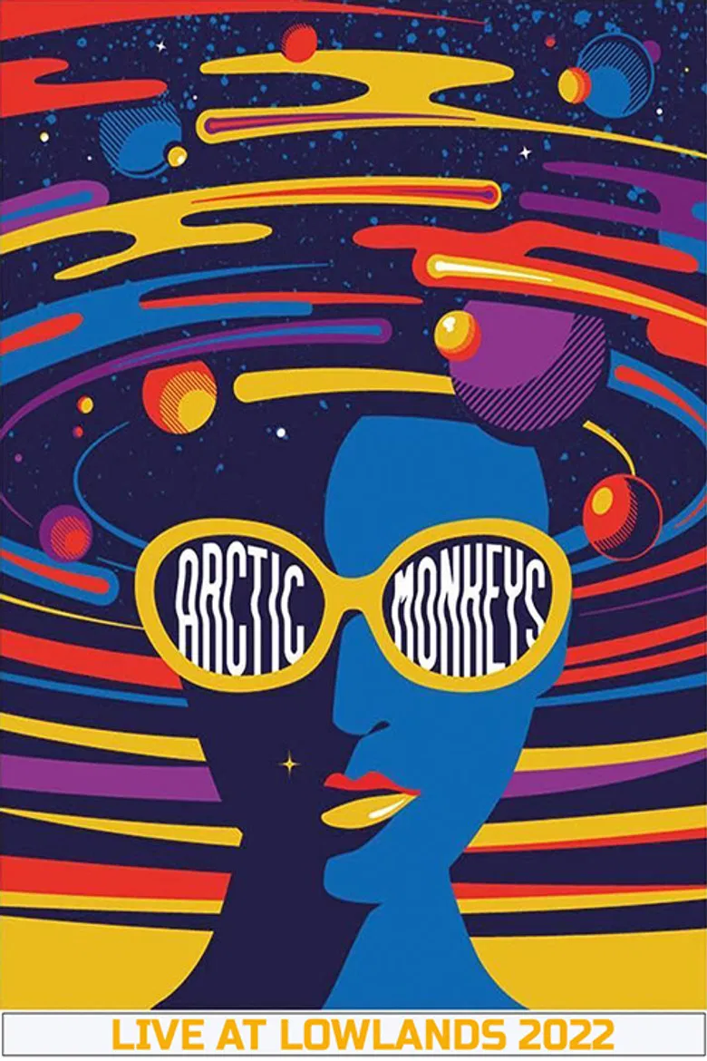 Arctic Monkeys live at Lowlands 2022 poster background