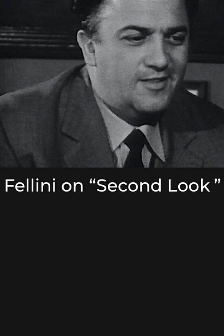 Fellini on “Second Look” poster background