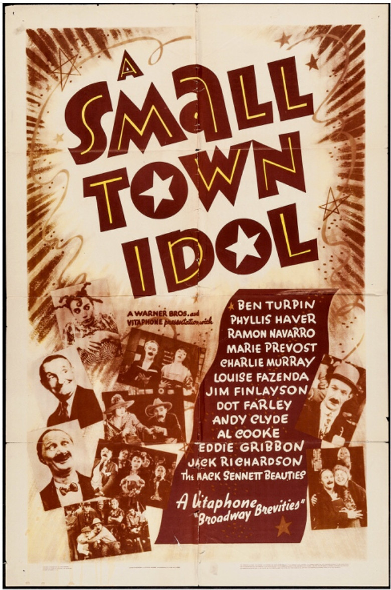A Small Town Idol poster background