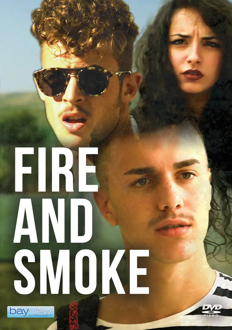 Fire and Smoke poster background