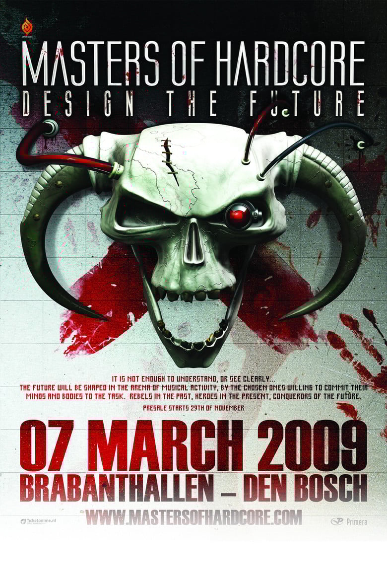 Masters of Hardcore design the future poster background
