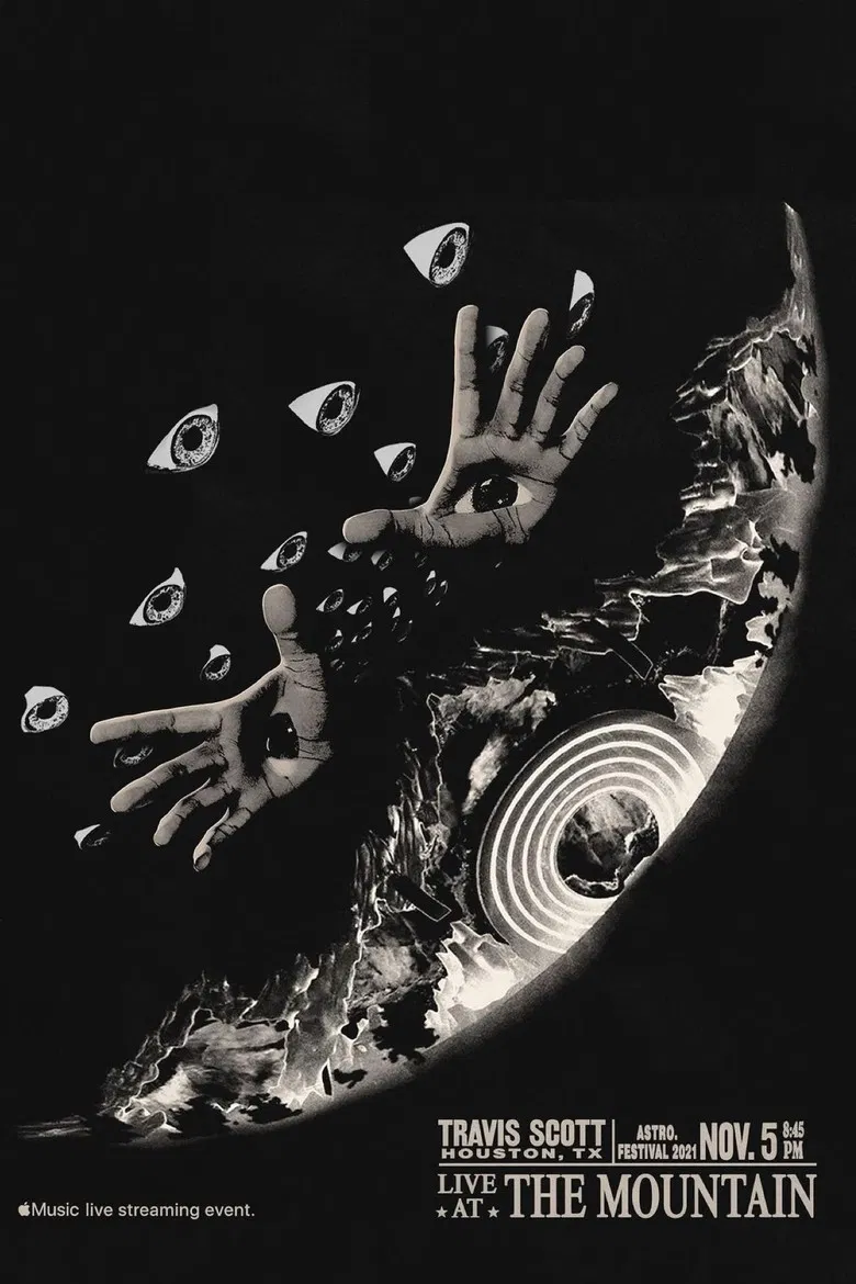 Travis Scott: Live at the Mountain poster background