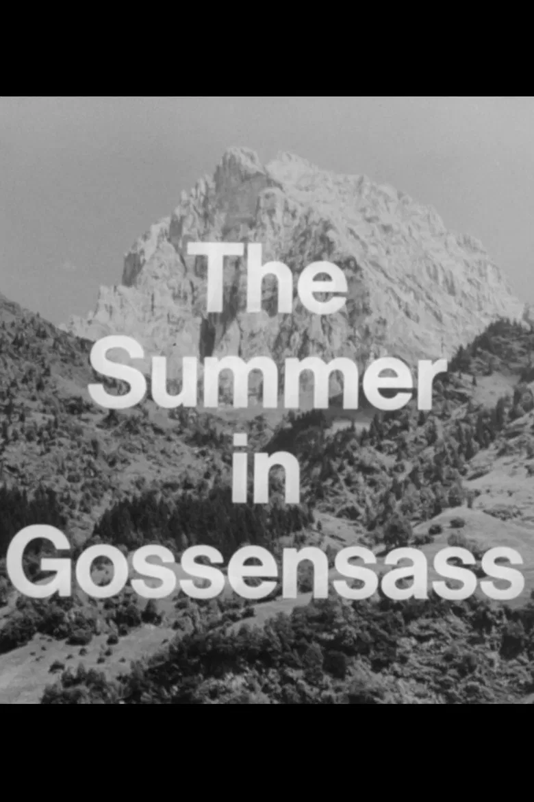 The Summer in Gossensass poster background