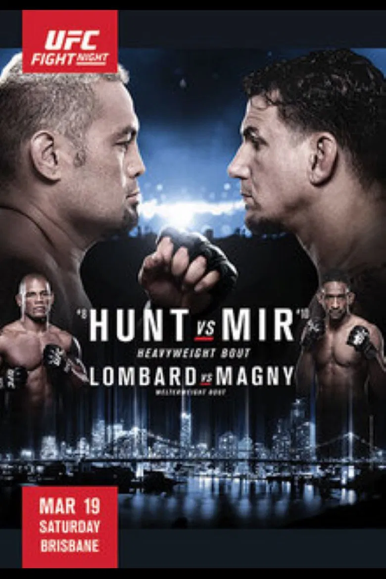 UFC Fight Night 85: Hunt vs. Mir poster background