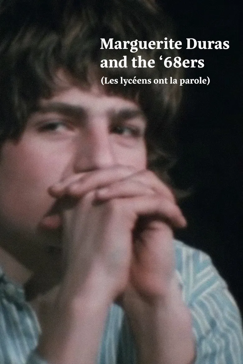 Marguerite Duras and the '68ers poster background