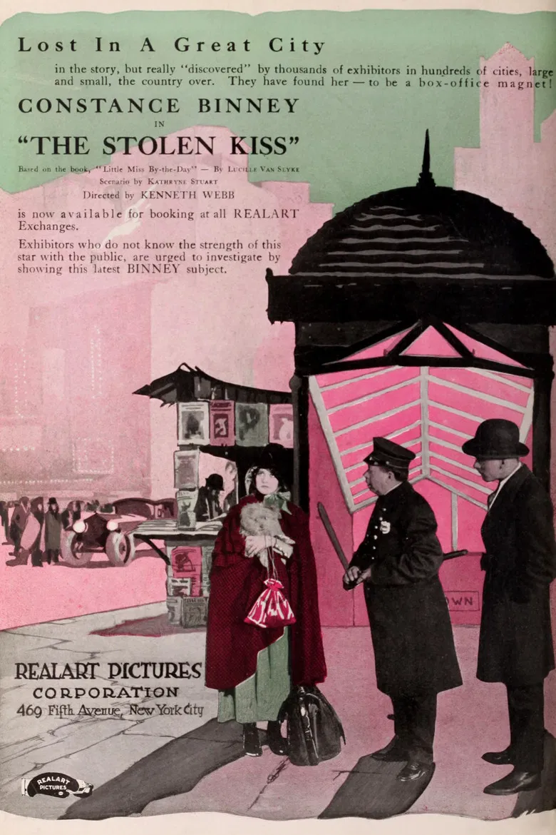 The Stolen Kiss poster background